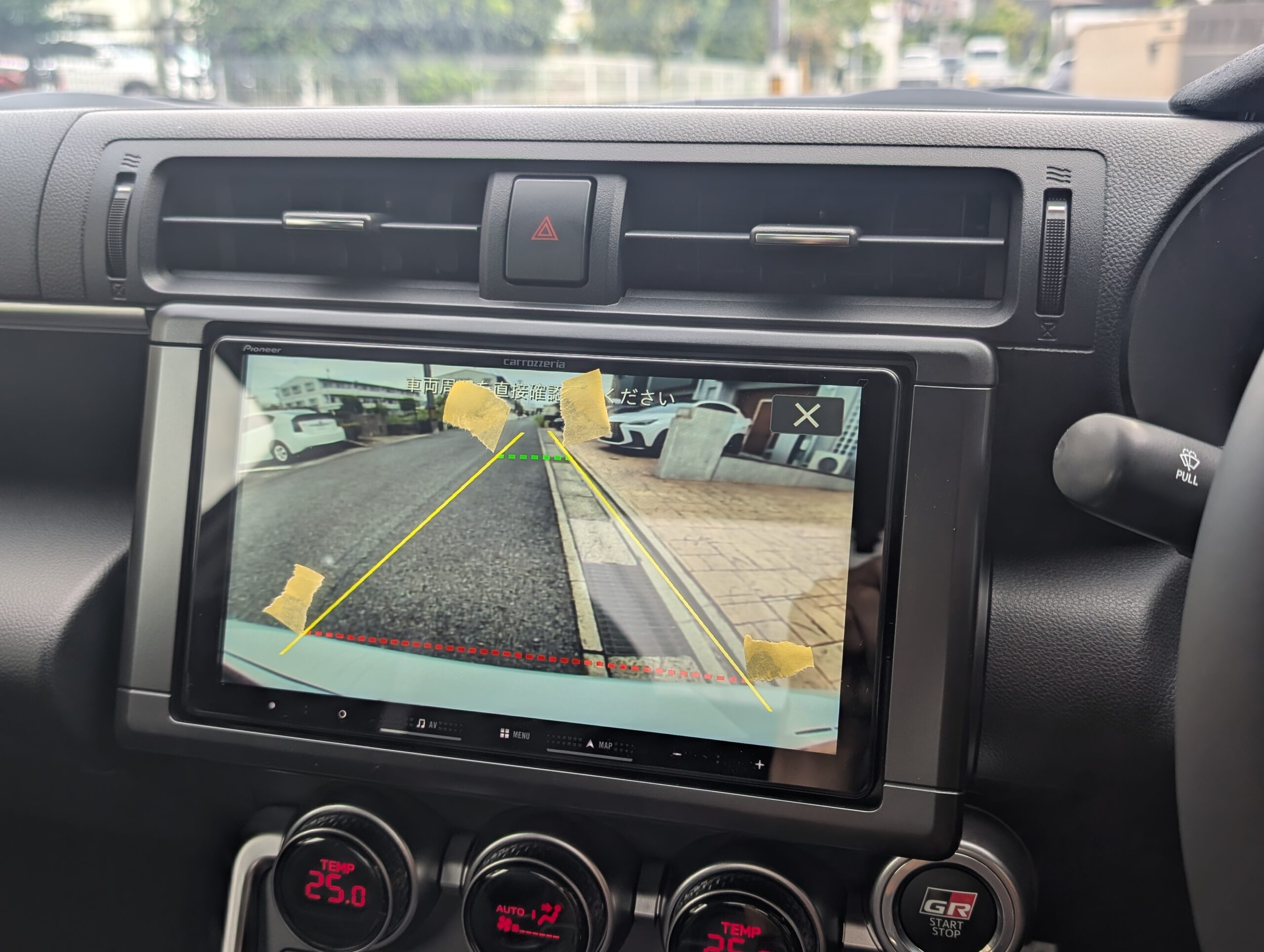 GR86に楽ナビ、連動ドラレコ、ETC、BRZバックカメラ取り付け 愛知県